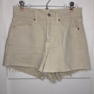 Old Navy Higher High Rise Sky-Hi A-Line Cut-off Jean Shorts
